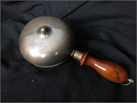 Unusual 1800's Dbl.Brass "Muffin" HandHeld Bell