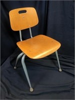 MCM "Brunswick" Plywood & Metal Accent Desk Chair