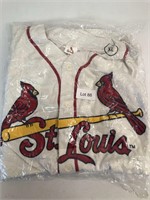 New Stl Cardinals Button Up XL Jersey