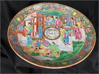 Cantonese Famille Rose Medallion Lg. Round Platter