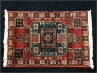 Antique Mahindra Handmade Oriental Rug 2'8" x 3'11