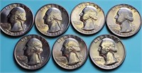 Quarter Bicentennial Coins, uncirculated (7)