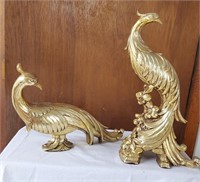 Syroco Phoenix Bird Figurines