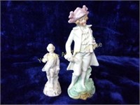Two Bisque Figurines