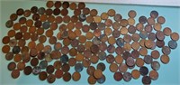 Wheat Pennies - 172, mixed dates