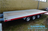 3-akslet auto-/maskintrailer, GEWE 6002