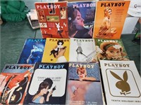 Playboy Magazines 1963, missing Nov. issue