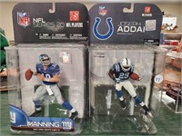 NFL Manning & Addai Figures New in Package