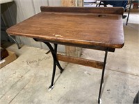 Antique school desk 28.25”H