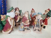 Ceramic Santa Claus Figures