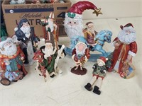 Ceramic Santa Claus Figures,