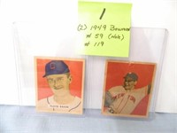 (2) 1949 Bowman - #59 & #119