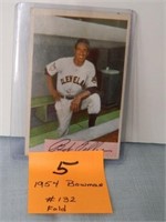 1954 Bowman #132 (Fold)