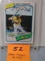 Rickey Henderson 1980 Topps #482