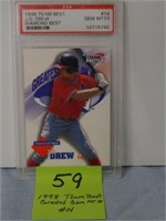 J.D. Drew 1998 Team Best #14 PSA GEM MT 10