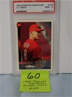 J.D. Drew 1998 Donruss #129 PSA Mint 9