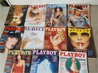 Playboy Magazines, 1982, 11 issues