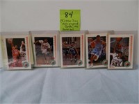 (5) 92 Star Pics Autographed Cards (Basketball)