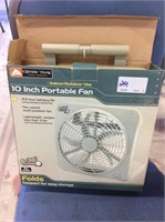 Portable fan battery operated