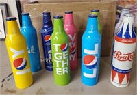 Aluminum Pepsi bottles - designer series