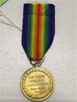 JAMES RULE CRT WWI VICTORY MEDAL W/DOCS