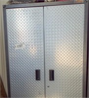 Gladiator metal tool cabinet with doors.