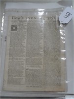 LLOYD'S EVENING POST