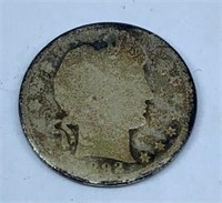 1892-O Barber Quarter