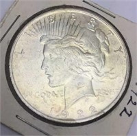 1922 Peace Dollar Coin