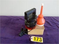 Vehicle Emergency Light/Funnel/Wood Box