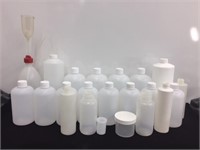 Mix of Lab Plastic Bottles
