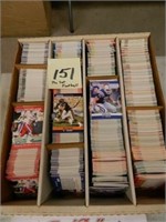 Storage Box w/ Pro Set Football Cards