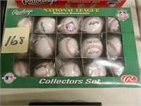 National League Collectors Set Baseballs