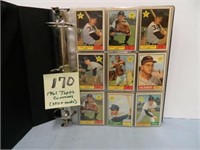 Album w/ 1961 Topps Commons (250+ Cards)