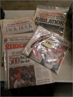 Cardinals & Broncos Souvenier Newspapers