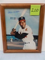 Hank Aaron Autographed 8x10 Photo
