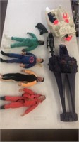 Huge GI Joe lot vehicles and 12” Joes