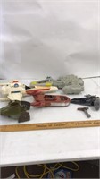 Vintage Star Wars vehicles and parts