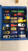 48 Car Carry tote loaded with Hot Wheels,