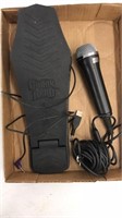 Guitar Hero Kick pedal & Rock Band microphone