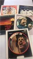 Lot of 5 Video discs - Rocky 2 Dirty Harry Pride