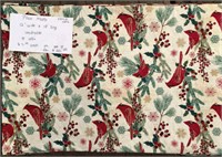 New -5 Handmade Cardinal Place Mats