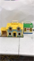 Fisher Price house & Little Tikes school house