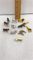 Vintage Metal miniatures animals-farm animals,