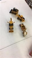 Lot of Ertl miniature construction vehicles Skid
