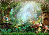 Kate 10x8ft Enchanted Forest Backdrop Fairy Photo