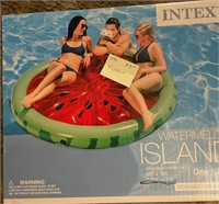 New in Box Watermelon pool float 6ft x9"