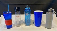 Misc assorted travel cups Lot