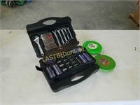 Used Ratchet/Wrench Set & 2 100' Measuring Tapes