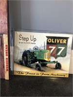 OLIVER 77 TIN SIGN-APPROX 12"TX15"L